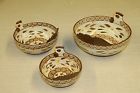 K37827 Temp-tations 3 Chicken Color Nesting Options World Bowls Set