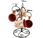 H201206 Temp-tations Vivid Metal Mugs Set Rack World 3