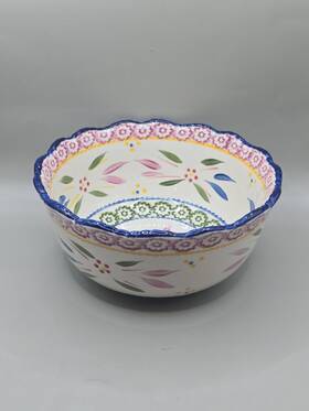 860427 Temptations Old World 8 Inch Bowl Floral - 1.5 Quart Ppp Hld