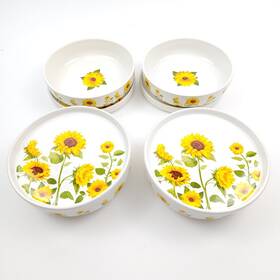 H470868 Temptations Temp-tations Seasonal Set Of 4 32oz Pasta Bowls With Deep Dish Lids