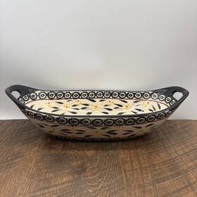 932314 Temptations K43971 Temp-tations 15 Inch X7 Oval Centerpiece Bowl 1.5 Qt Bake And Serve Ppp Sq