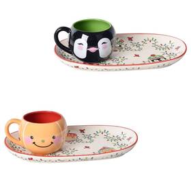 K83960 Temptations Special Edition Seasonal Soup And Sandwich Sets Gingerman Penguin