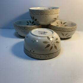 Kfi-xng-320993 Temptations 4 Old World Soup Cereal Bowl 5.75 Inch Light Brown Taupe