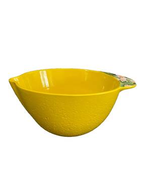 Kfi-xng-855456 Temptations Bowl Mixing Serving Baking Figural Fruit 3d Lemon 2 Qt