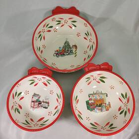 Kfi-xng-973348 Temptations Old World Holiday Christmas Set 3 Nesting Bowls .5 Qt 1 Quart And 1.5