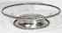 Tes0132 15 4 Bowl Footed Large Pewter Arte Glass Tesoro Italica Italy