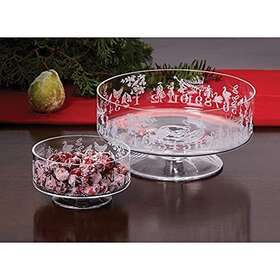 The Milford Collection 035221013350 Holiday Bowls 12 Days Of Christmas Serving Etche