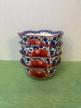 The Pioneer Woman 013302592692 4 Piece Set Heritage Floral Bowls 16 Oz Soup Cereal