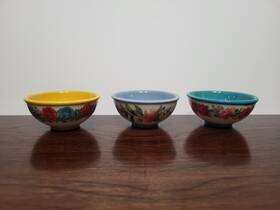 The Pioneer Woman 085081337764 3 Inch Condiment Dip Prep Dipping Bowls Set Of