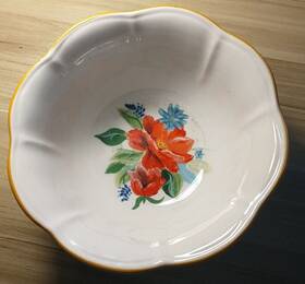 The Pioneer Woman 085081442840 Spring Bouquet Serving/cereal Bowl 6.75 Inch Teal Floral New