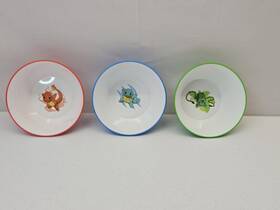 Sfdg81655975 Think Geek Pokemon Cereal Bowls Set Of 3 Squirtle Charmander Bulbasaur