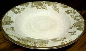 1041 Threshold 789313737406 Large 14 Inch Melamine Floral Serving Bowl Target 2014 Elegant Dish