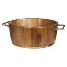 Threshold Acacia Bowl With Handles Large 492001100054