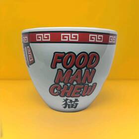 Toynk 849795090458 Bowl Bop Food Man Chew Japanese Dinnerware 16-ounce Ramen Used Anime Japan