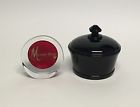 217jbr Tub Glass Nib Usa Covered 217br Black Mosser Dish Butter Raspberry