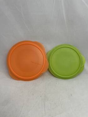5455a Tupperware 5454a Set Of 2 5453a 5452d Collapsible Bowls Lids