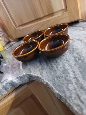 Bx620 Tuxton Duratux Carmel 5 Oz Sauce/salsa Dish Set Of 4