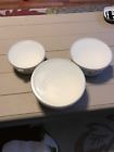 Un457 Mikasa Annette Enamel Serving Storage Nesting Bowls With Lids Japan