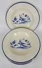 Vaa19 Varages Blue Cereal Bowls Five