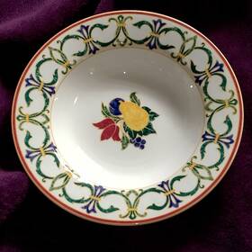 9041 Victoria Beale Pair Of Soup Bowls Casual And Capri Fine Translucent Porcelain