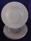 Victoria Beale Chardonnay Rim Soup Bowl Multiples Embossed Fruit