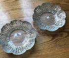 Vietri New Rufolo Ruffle Small Shallow Bowl Platinum Set Of