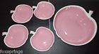 Mis744 Vintage - Pink Bowl Set Dripware Apple 5 Bowls