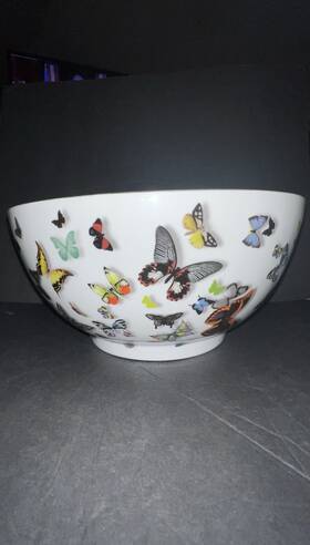 21123898 Vista Alegre Christian Lacroix Butterfly Parade 11 Inch Vegetable Bowl By