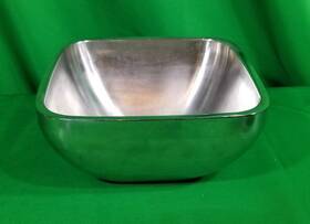 47872 Vollrath 18-8 H5 Double Wall Stainless Steel Serving Bowl 6 3/4 Inch Rim Lot Of 4