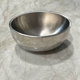 47653 Vollrath Oval Double Wall Stainless Steel Serving Bowl 8.5 Inch X 6 4