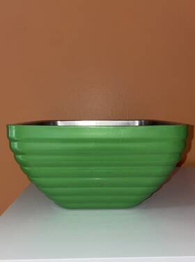 913-990-green Vollrath 5-1/5 Quart Square Serving Bowl