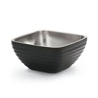 4761960 Vollrath Black Square 4 Serving Insulated Bowl 3 Qt.