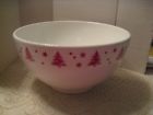 Waechtersbach Red Tannenbaum Tree On White Round Serving Bowl Germany
