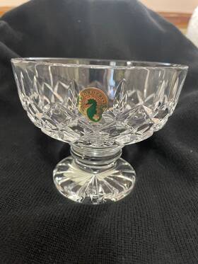 3501995500 Waterford Crystal Clara 5 Inch Footed Fruit Bowl Made In Ireland - Never Used