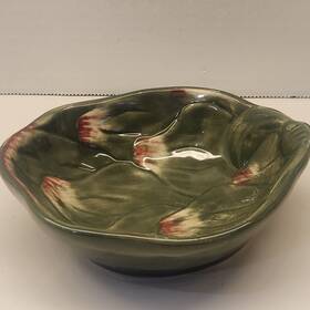 2325 Williams-sonoma Jardin Potager Artichoke Vegetable Dip Bowl 5.5 Inch 4.5