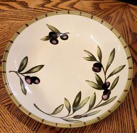 2589916 Williams-sonoma Liguria 13 Inch Pasta Serving Bowl Made In Portugal