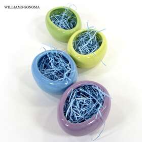 4560785 Williams-sonoma Spotted Egg 8oz Ramekin Bowl Set 4pc Pastel Easter Spring Mib