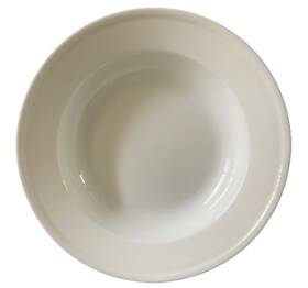 Gr84 Williams-sonoma 4 Pantry Essentials Rimmed Pasta Soup Bowls White 10 Inch Excellent