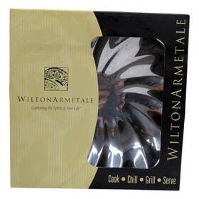 150316 Wilton Armetale Eddy Serving Bowl Silver Scalloped 2 Quart With Box