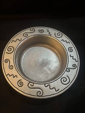 278074 Wilton Armetale Metal Reggae 7 Inch Round Wine Coaster Free Shipping
