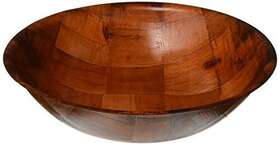 Wwb-12 Winco 074994500563 12 Inch Woven Wood Salad Bowl