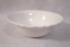 Winston Brands Decorative White Scalloped Edge Ceramic Serving Bowl 741011276168