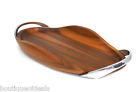 Mt0625 Wood Handle Tray Nambe Bella Authentic