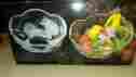 Wy101 410 California Poppies Salad Bowls Savoir Vivre A Division Of Mikasa Crystal Desert 4 5 Nib
