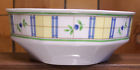 Y0064 Studio Nova Gingham Blue Serving Bowl