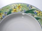 Y0235 Christopher Stuart Vintage Fine China Polynesia Set Of Wide Rim