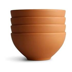 5307500 Year & Day Outdoor Set Of 4 Unbreakable Lightweight Small Bowls Plant Derived Canyon T