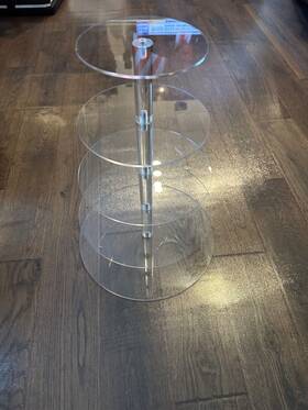 B01n7f1e9p Yestbuy 5 Tier Round Acrylic Cupcake Tree Tower Display Stand For Pastry