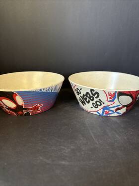 Spch-1361 Zak Designs Marvel Spidey And His Friends 22 Oz. Melamine Bowls 2
