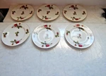 Vintage Mikasa Fine China Japan Moss Rose Salad Bowl 7288 Gold Rim 6 Lot # 1. Fixed Price $39.00.